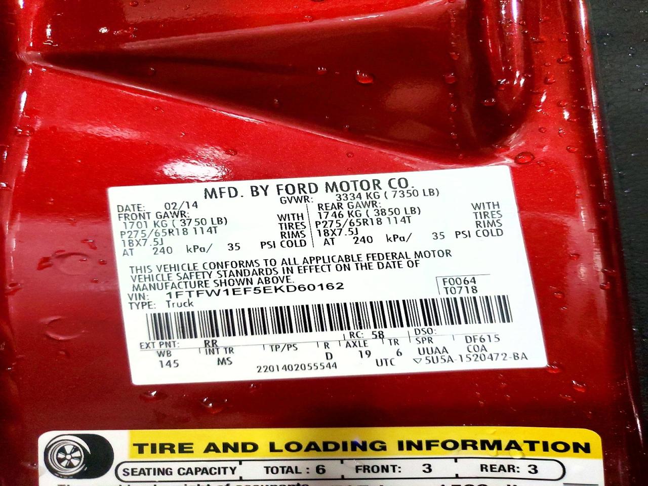 2014 FORD F150 SUPERCREW photo 23