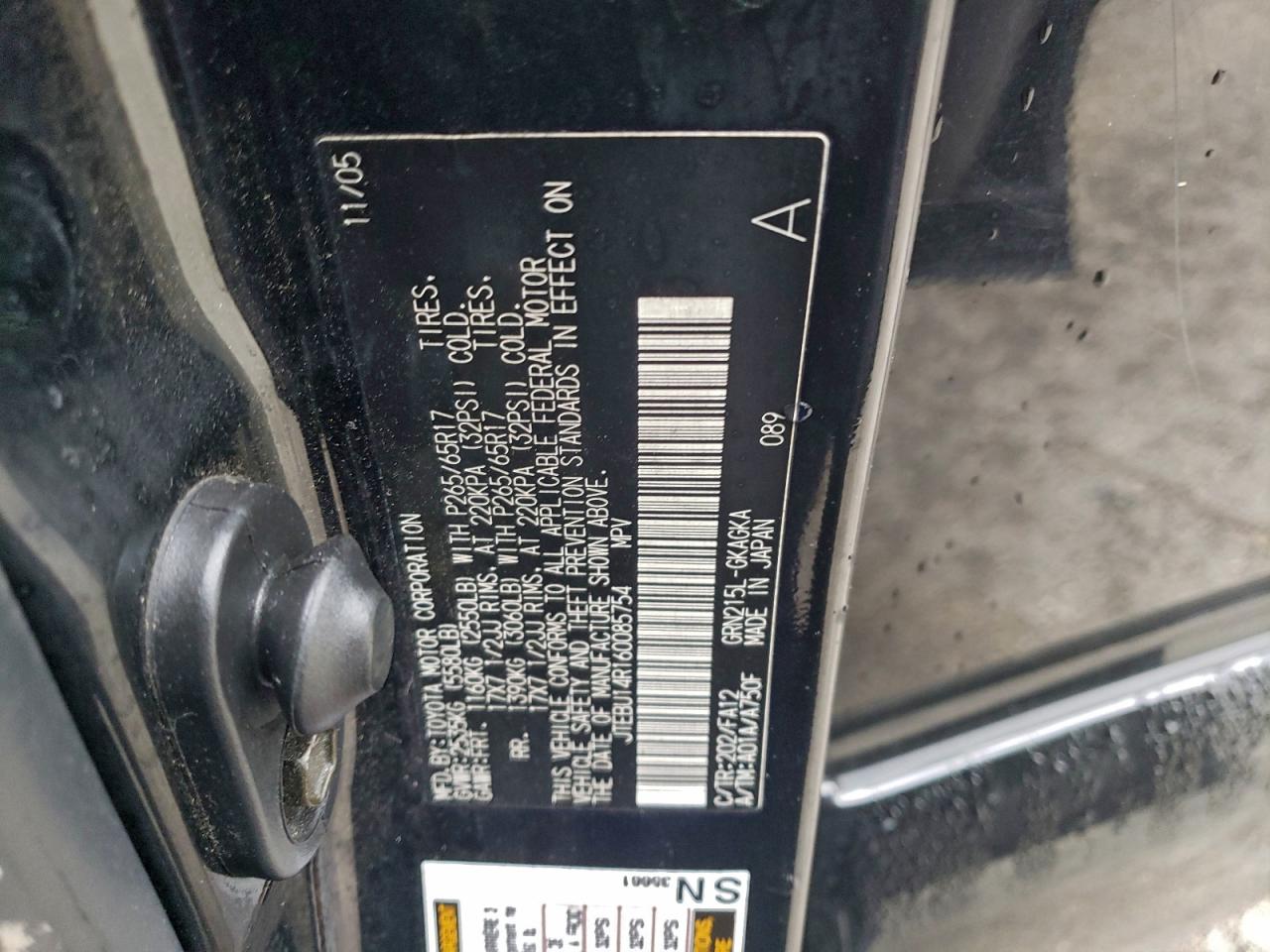 2006 TOYOTA 4RUNNER SR5 photo 13