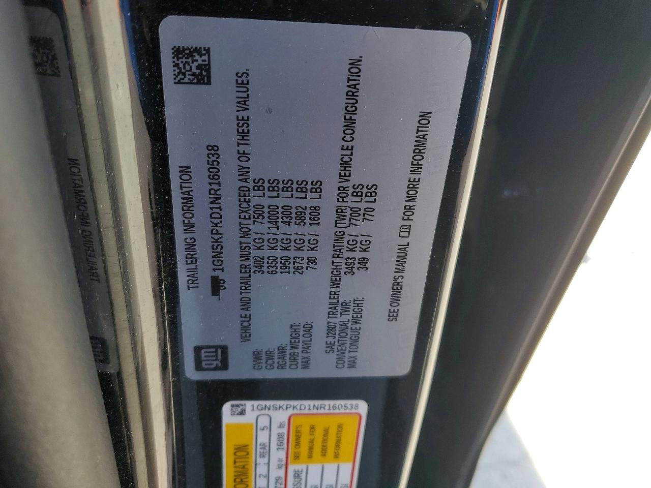 2022 CHEVROLET TAHOE K1500 Z71 photo 13