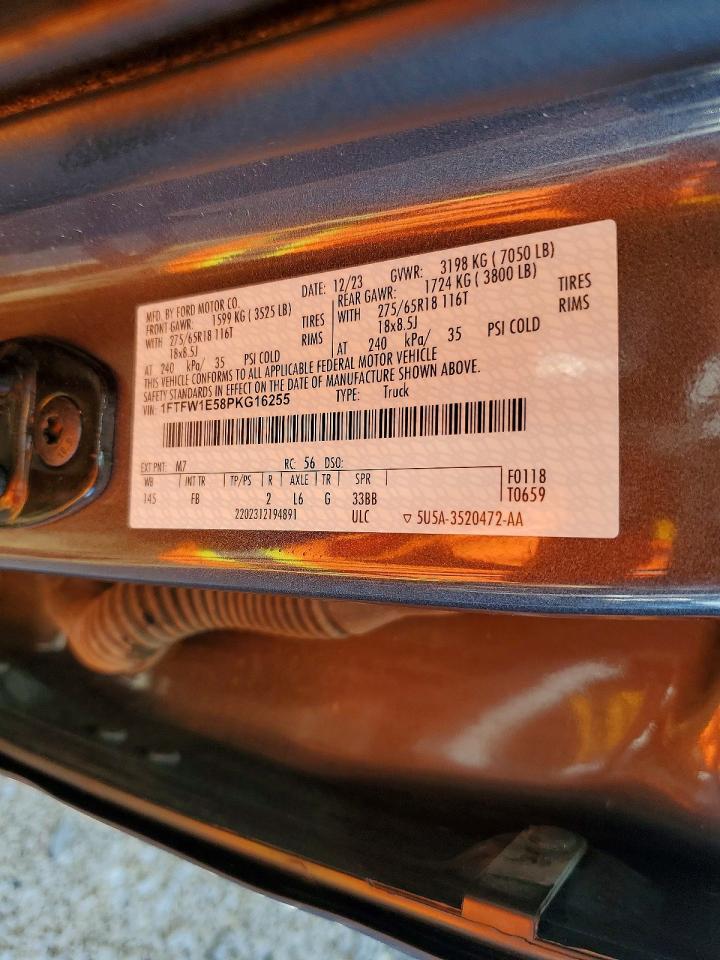 2023 FORD F150 SUPERCREW photo 12