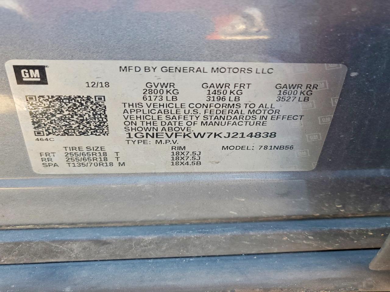 2019 CHEVROLET TRAVERSE LS photo 37