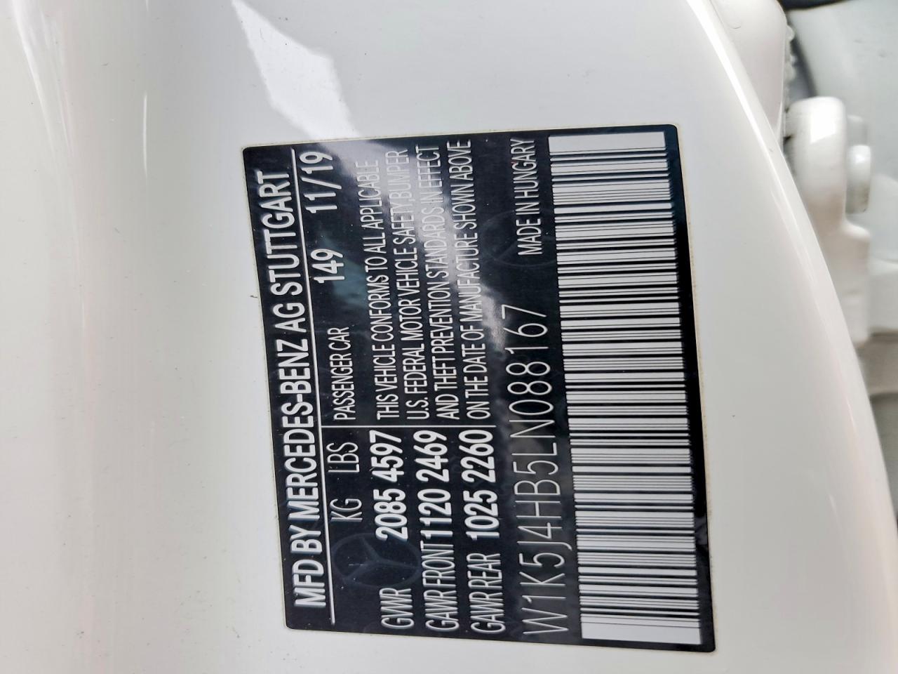 2020 MERCEDES-BENZ CLA 250 4MATIC photo 12