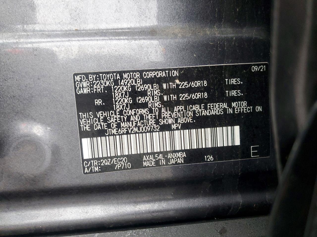 2021 TOYOTA RAV4 XSE photo 12