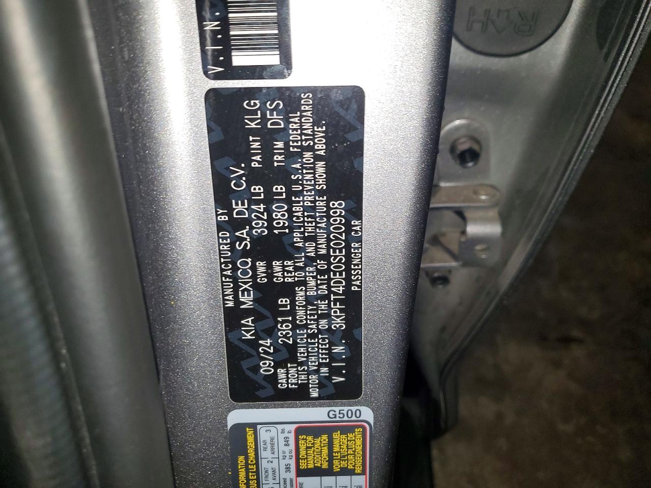 2025 KIA K4 LX photo 13