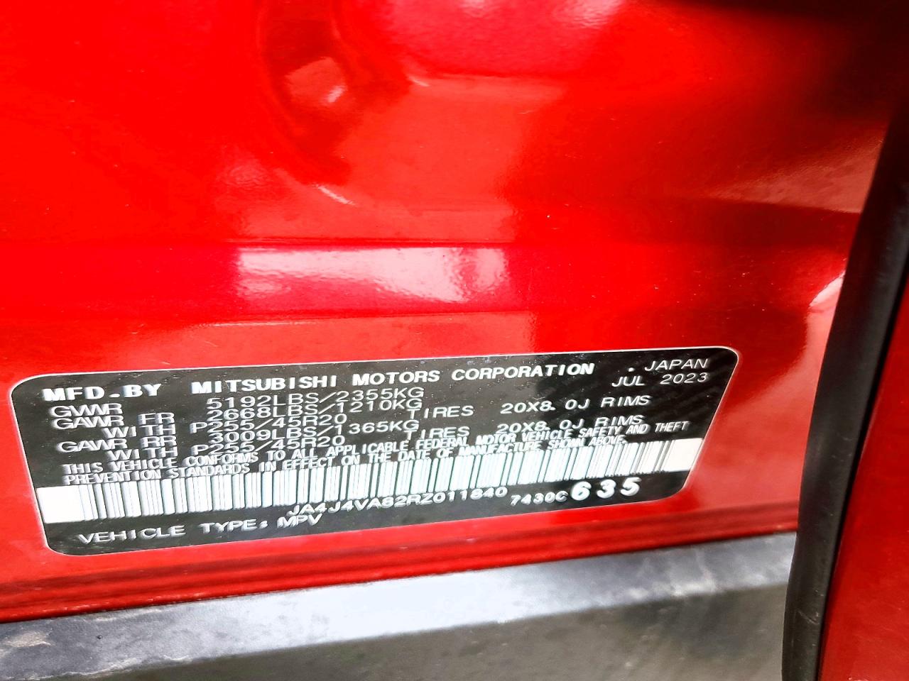 2024 MITSUBISHI OUTLANDER SE photo 13