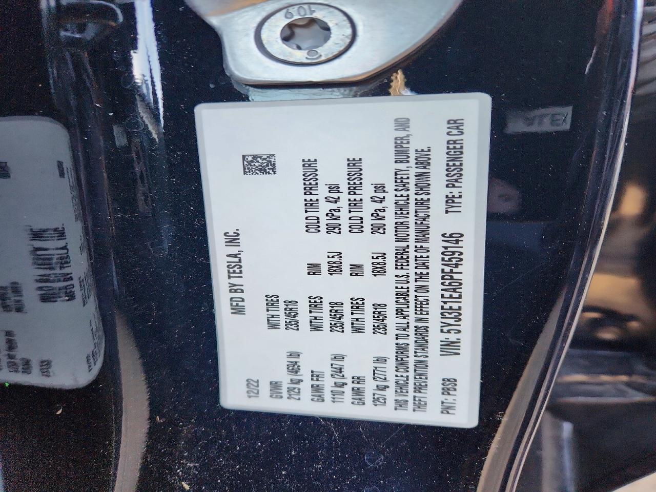 2023 TESLA MODEL 3 photo 13