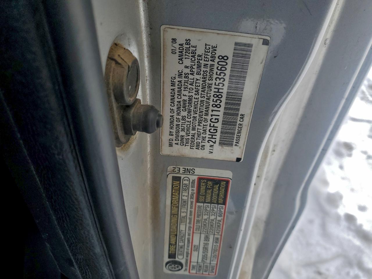 2008 HONDA CIVIC EX photo 12