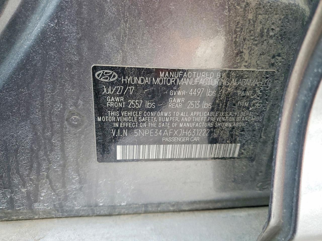 2018 HYUNDAI SONATA SPORT photo 25