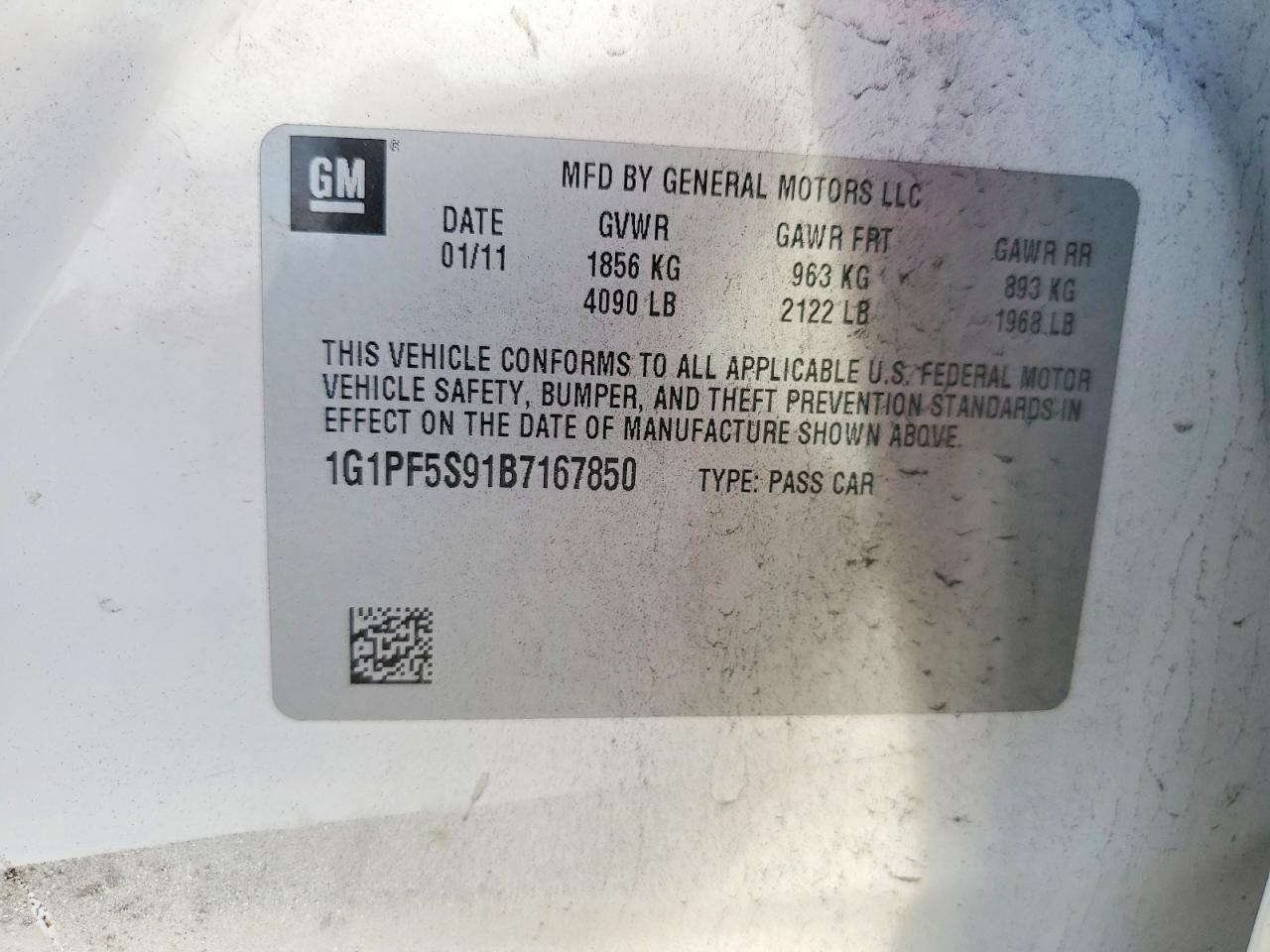 2011 CHEVROLET CRUZE LT photo 25