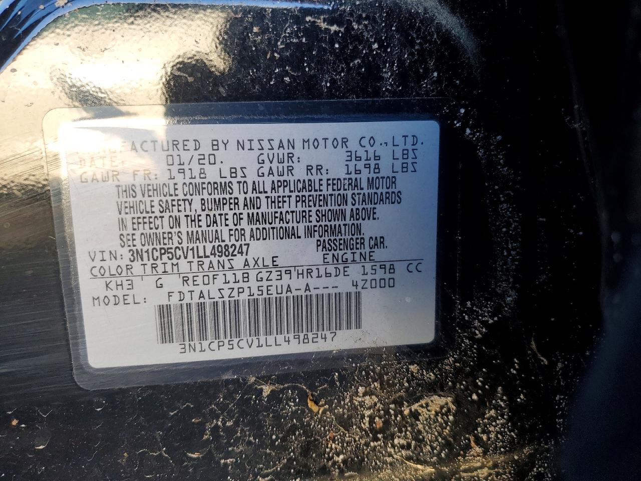 2020 NISSAN KICKS SV photo 37