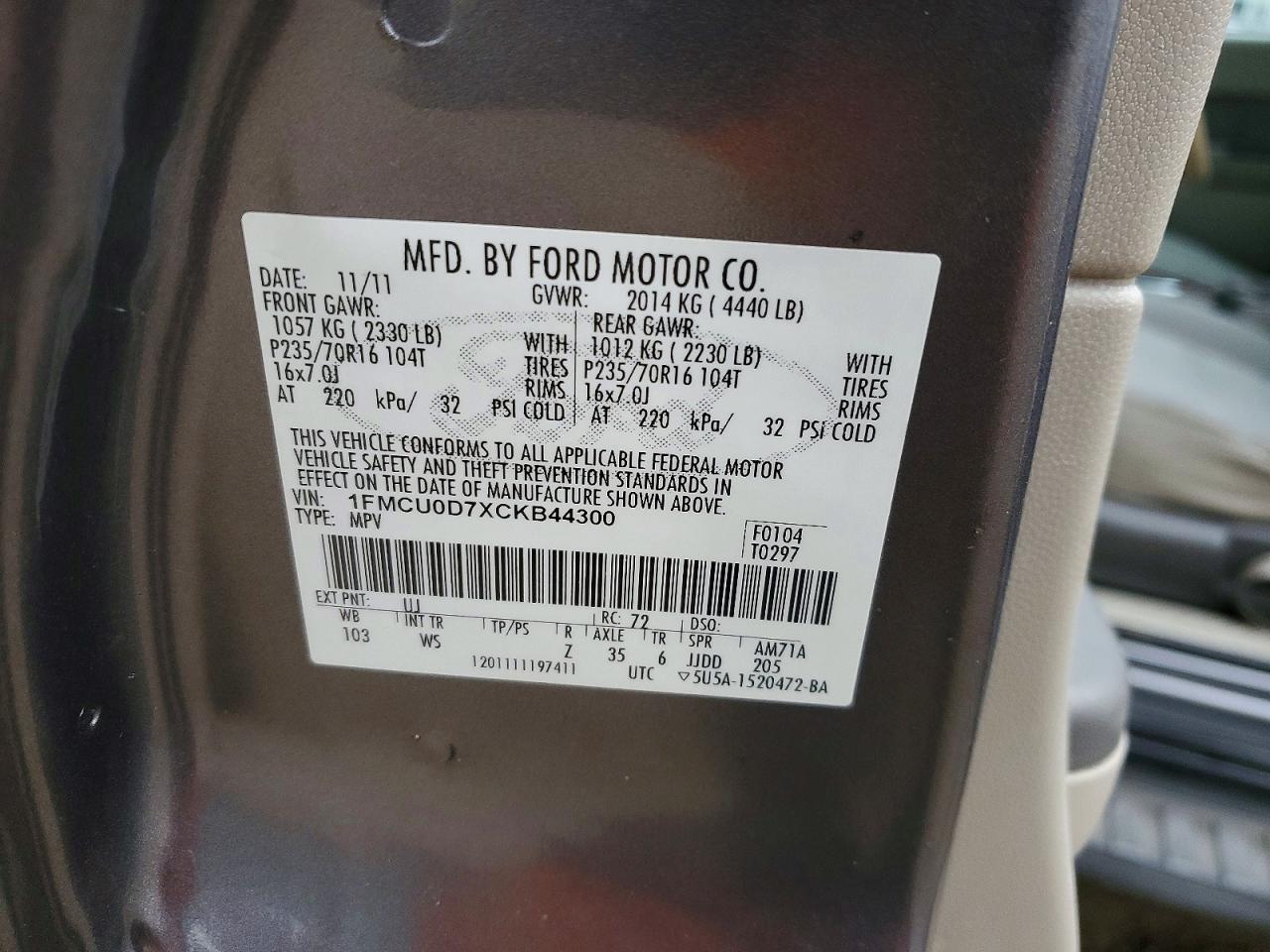 2012 FORD ESCAPE XLT photo 25