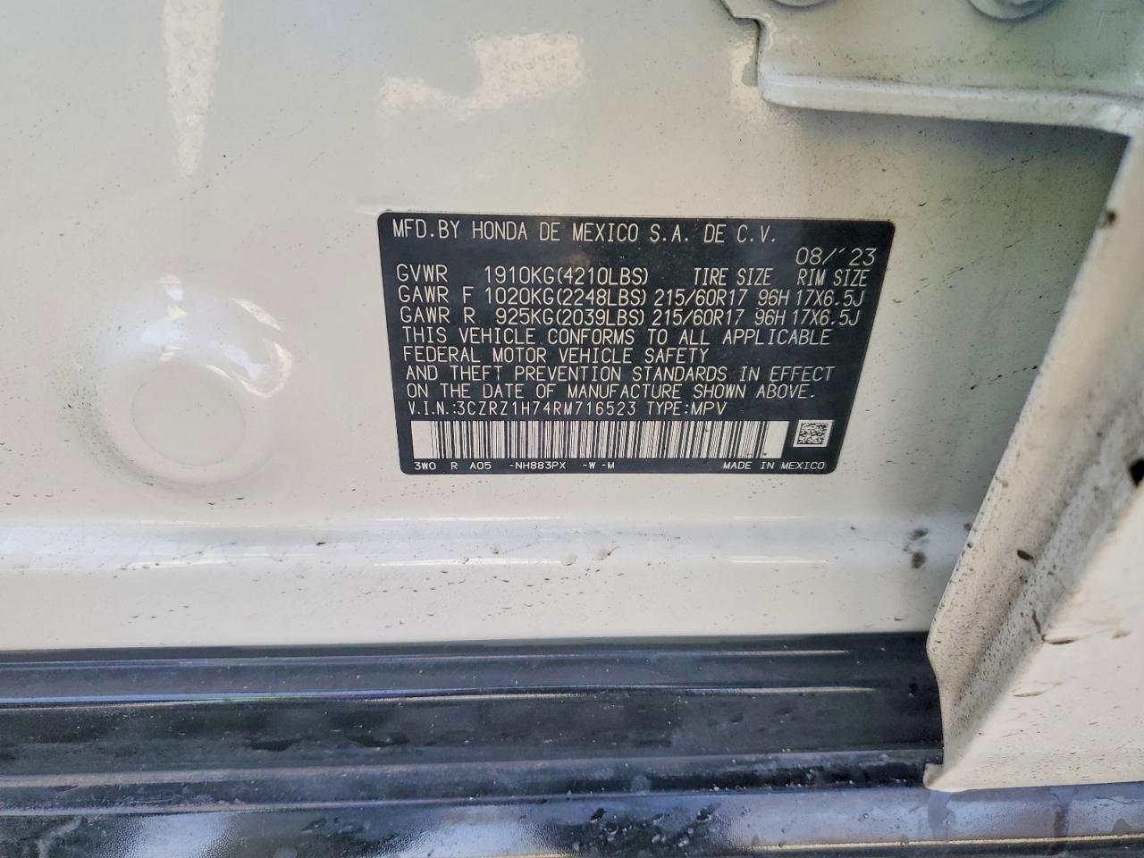 2024 HONDA HR-V EXL photo 25