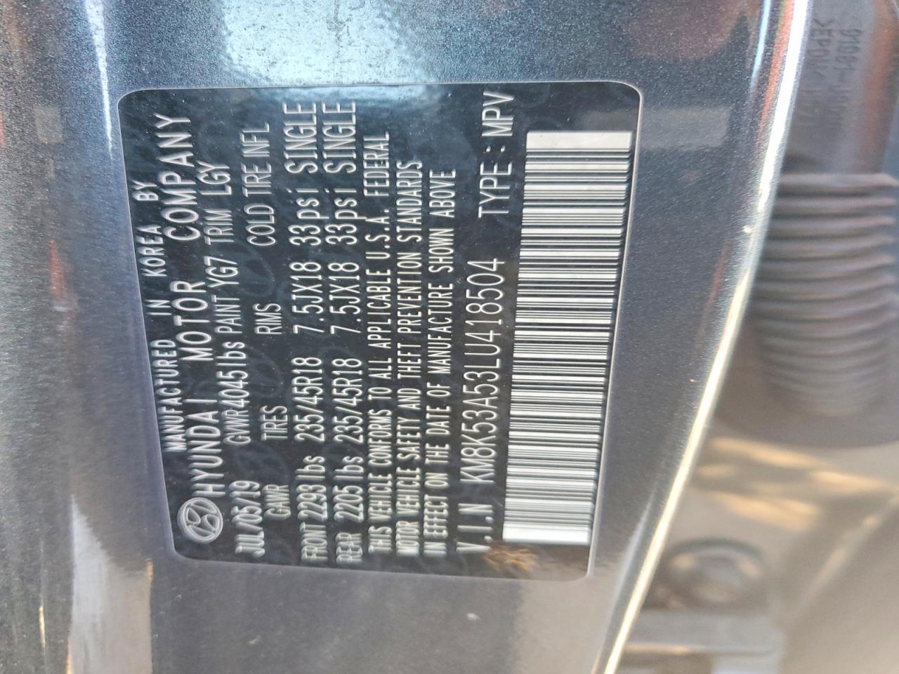 2020 HYUNDAI KONA ULTIMATE photo 13