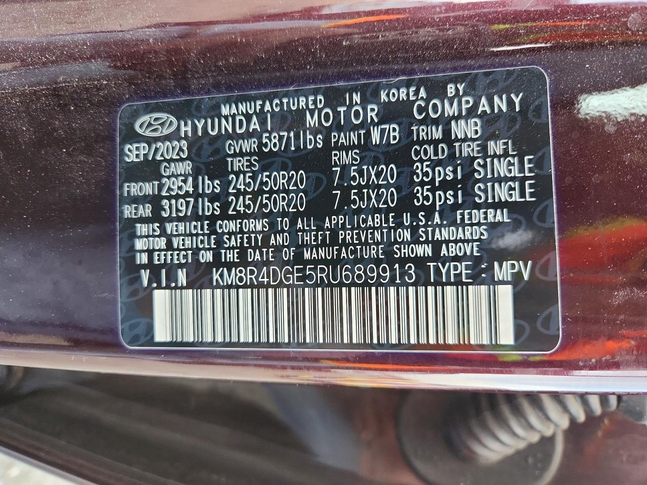 2024 HYUNDAI PALISADE SEL PREMIUM photo 13