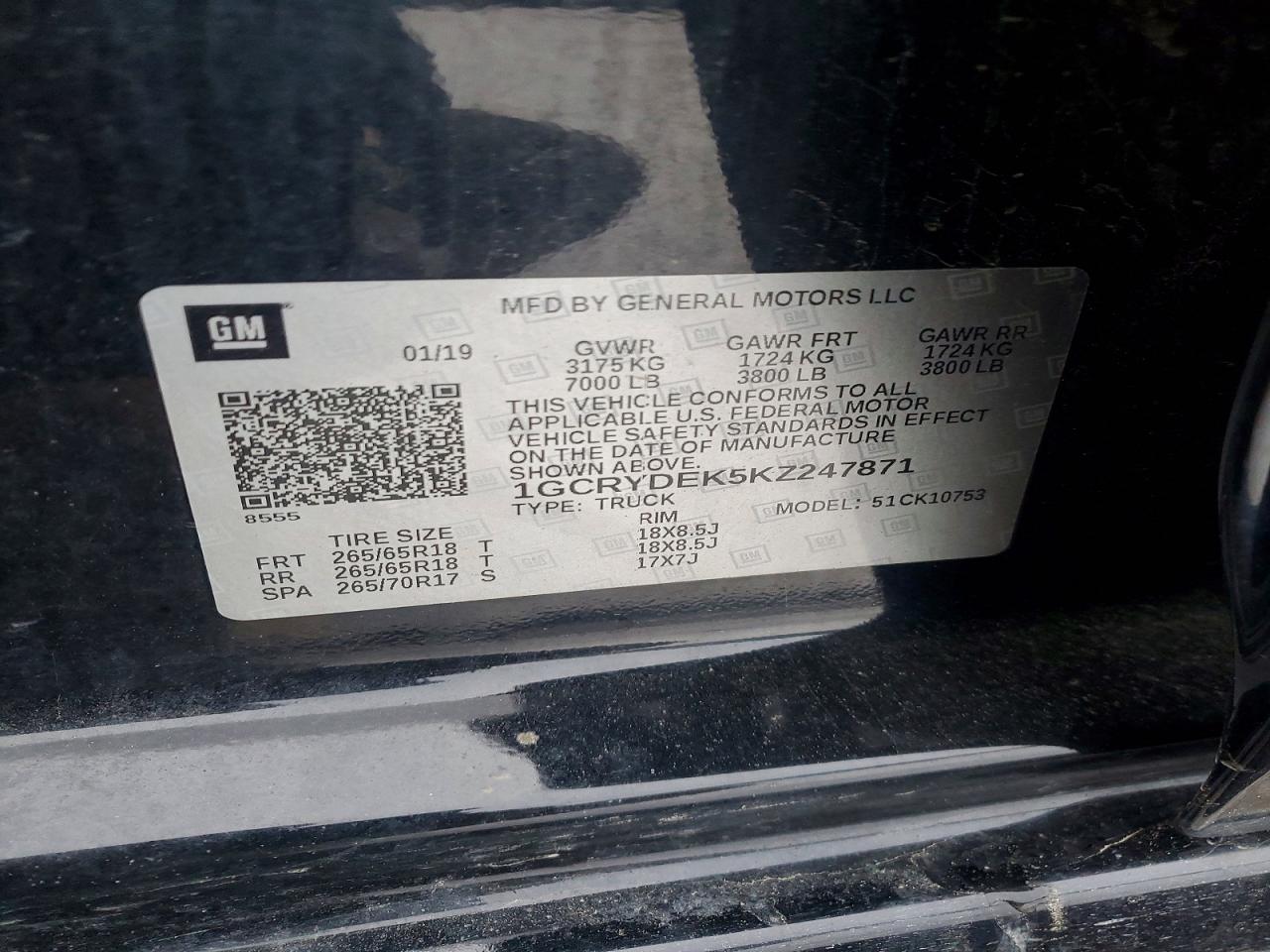 2019 CHEVROLET SILVERADO K1500 LT photo 12