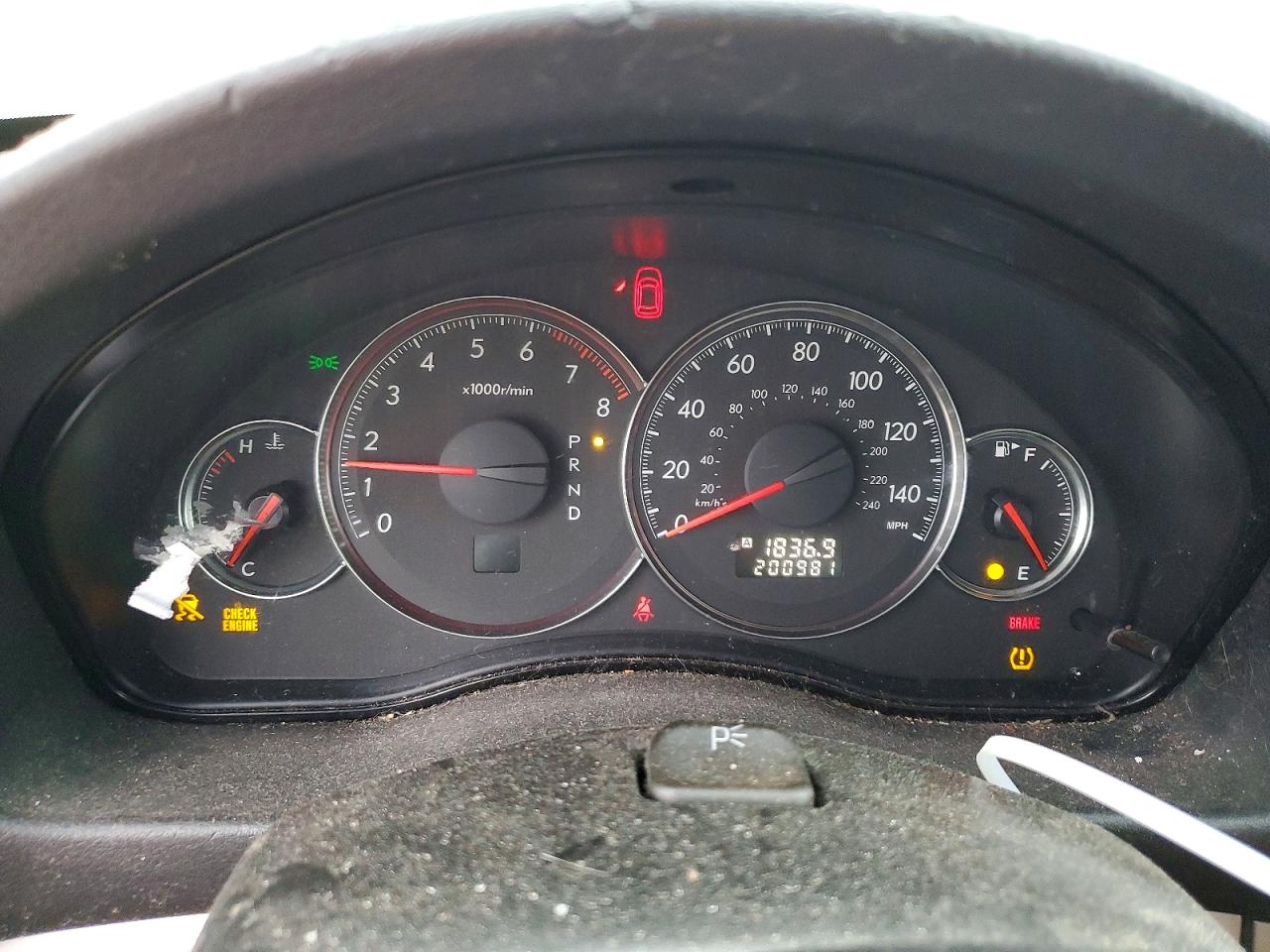 2009 SUBARU LEGACY 2.5I photo 9