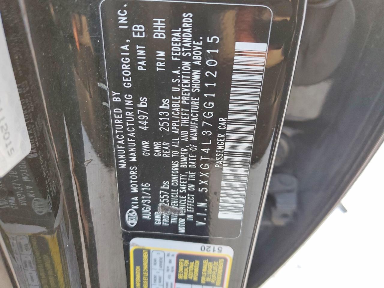 2016 KIA OPTIMA LX photo 23