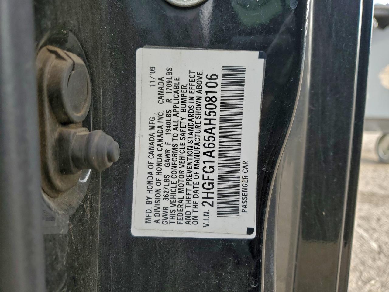 2010 HONDA CIVIC LX photo 12