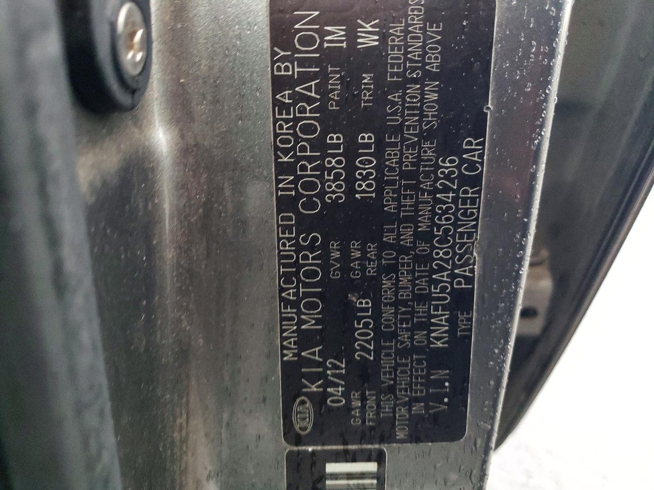 2012 KIA FORTE EX photo 34