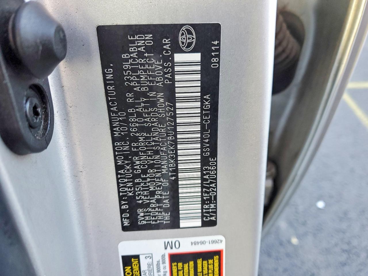 2011 TOYOTA CAMRY SE photo 13