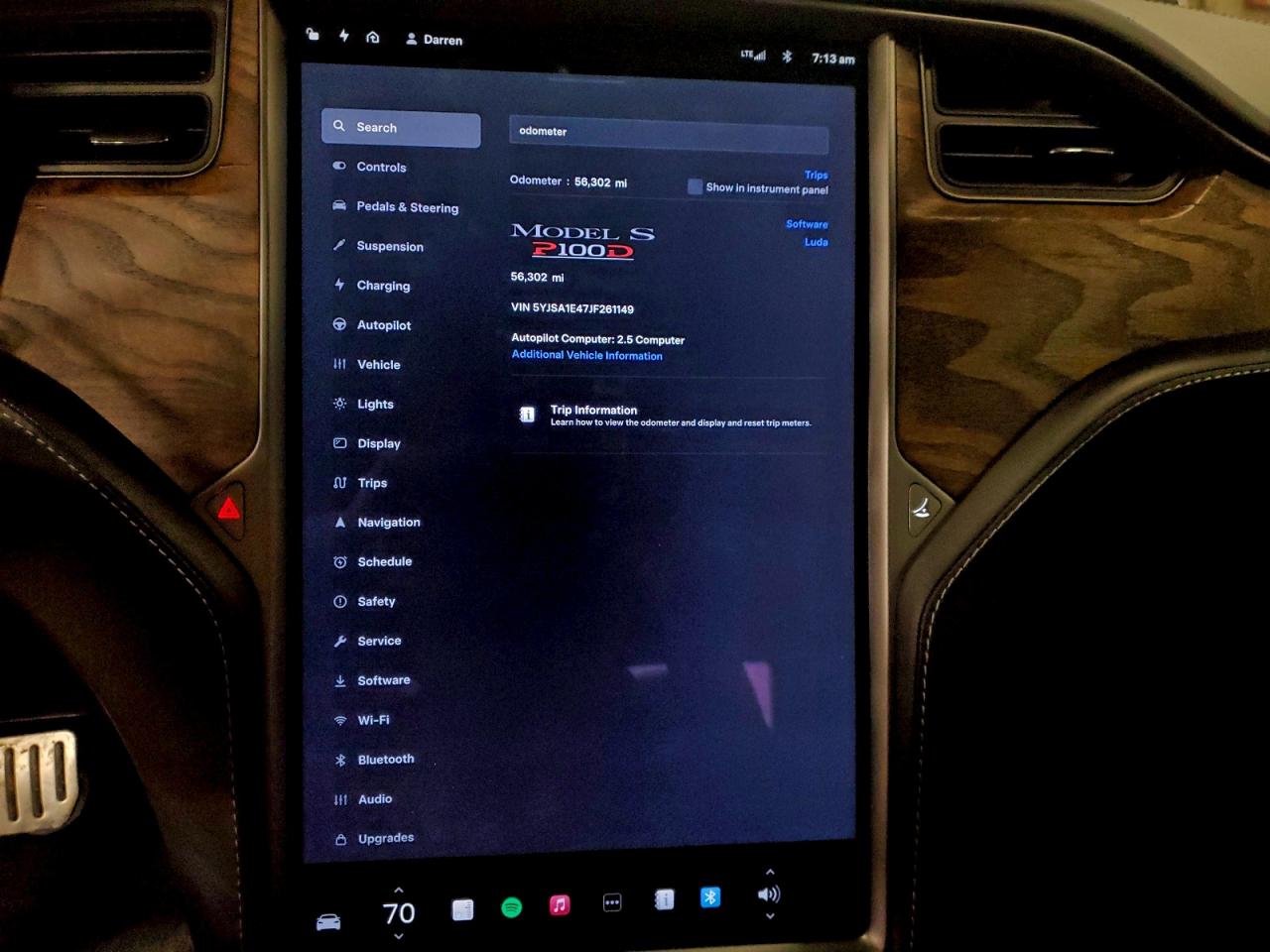 2018 TESLA MODEL S photo 9
