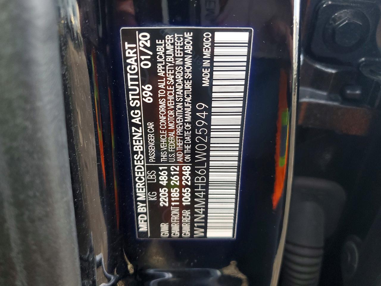 2020 MERCEDES-BENZ GLB 250 4MATIC photo 25