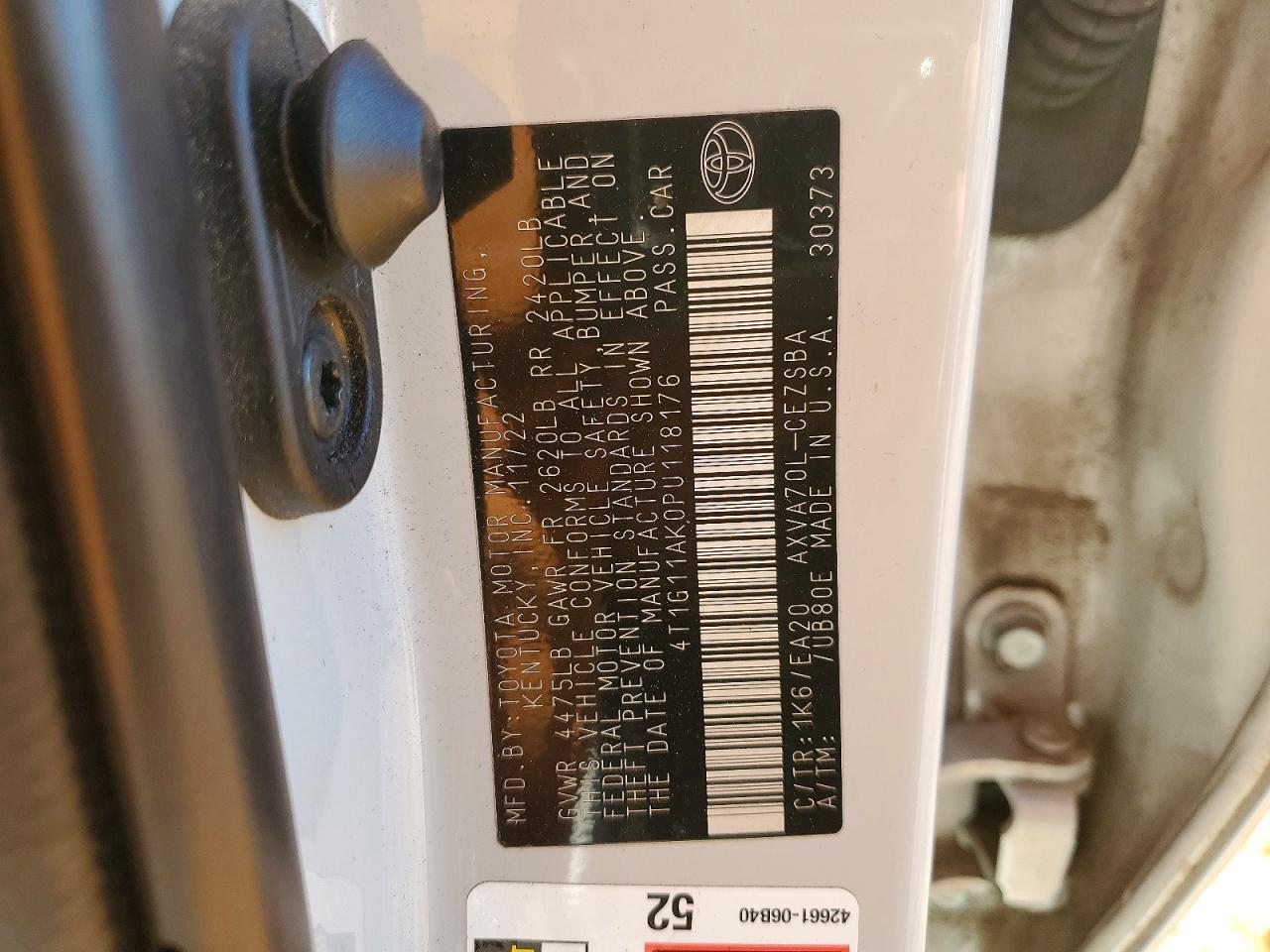 2023 TOYOTA CAMRY SE NIGHT SHADE photo 23