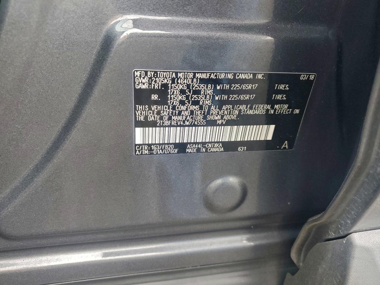 2018 TOYOTA RAV4 LE photo 23