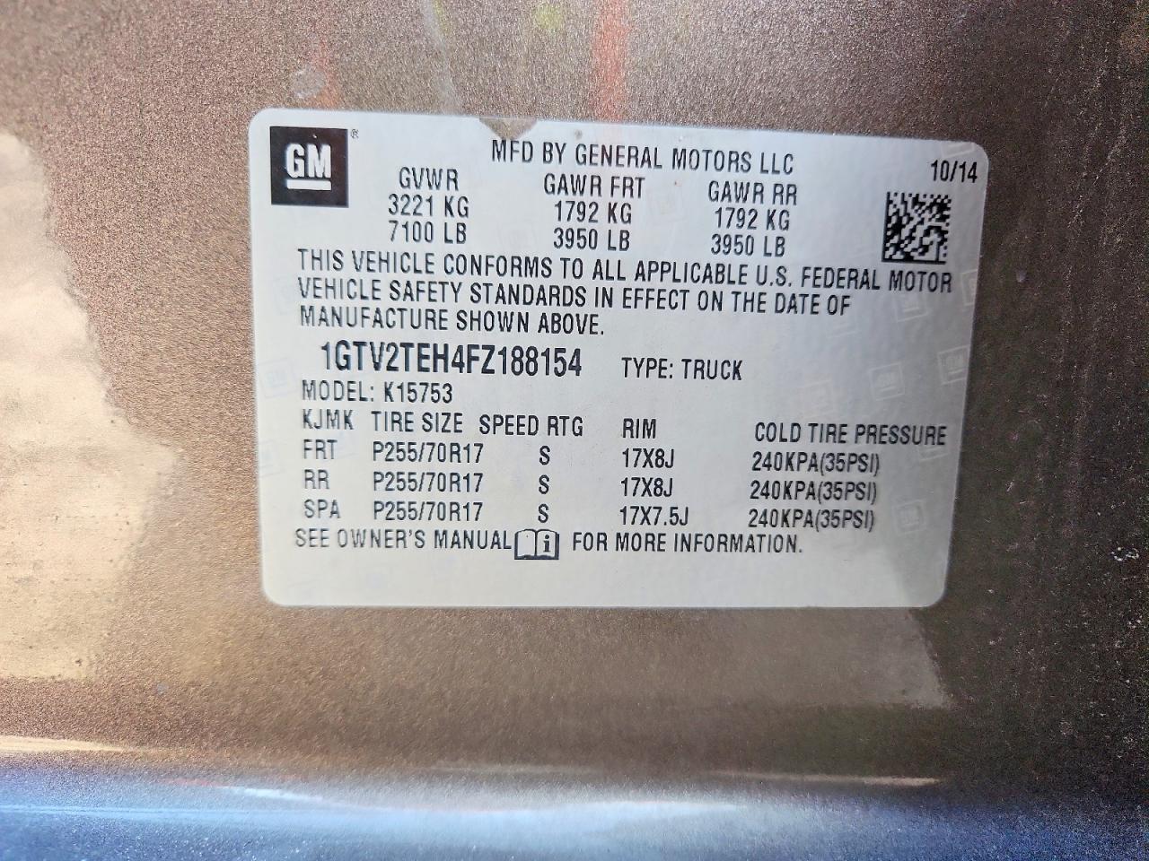 2015 GMC SIERRA K1500 photo 23