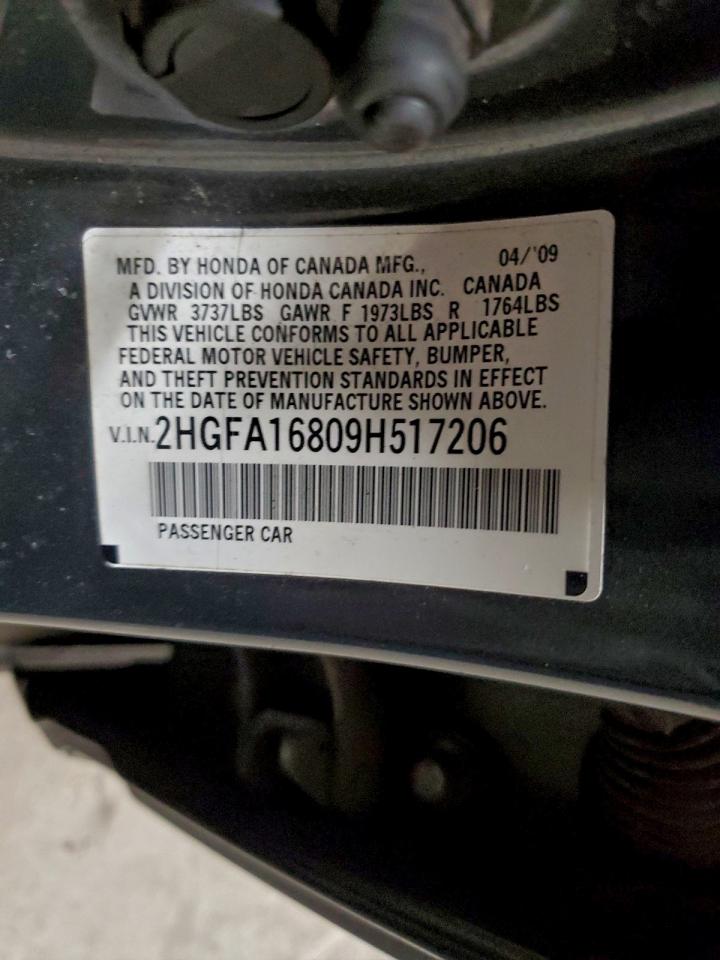 2009 HONDA CIVIC EX photo 12