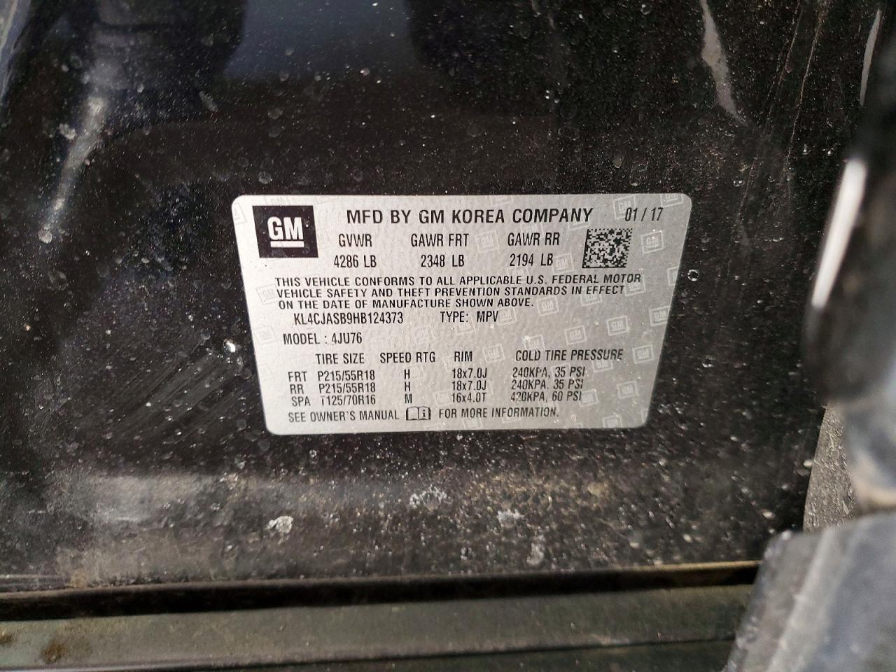 2017 BUICK ENCORE PREFERRED photo 12