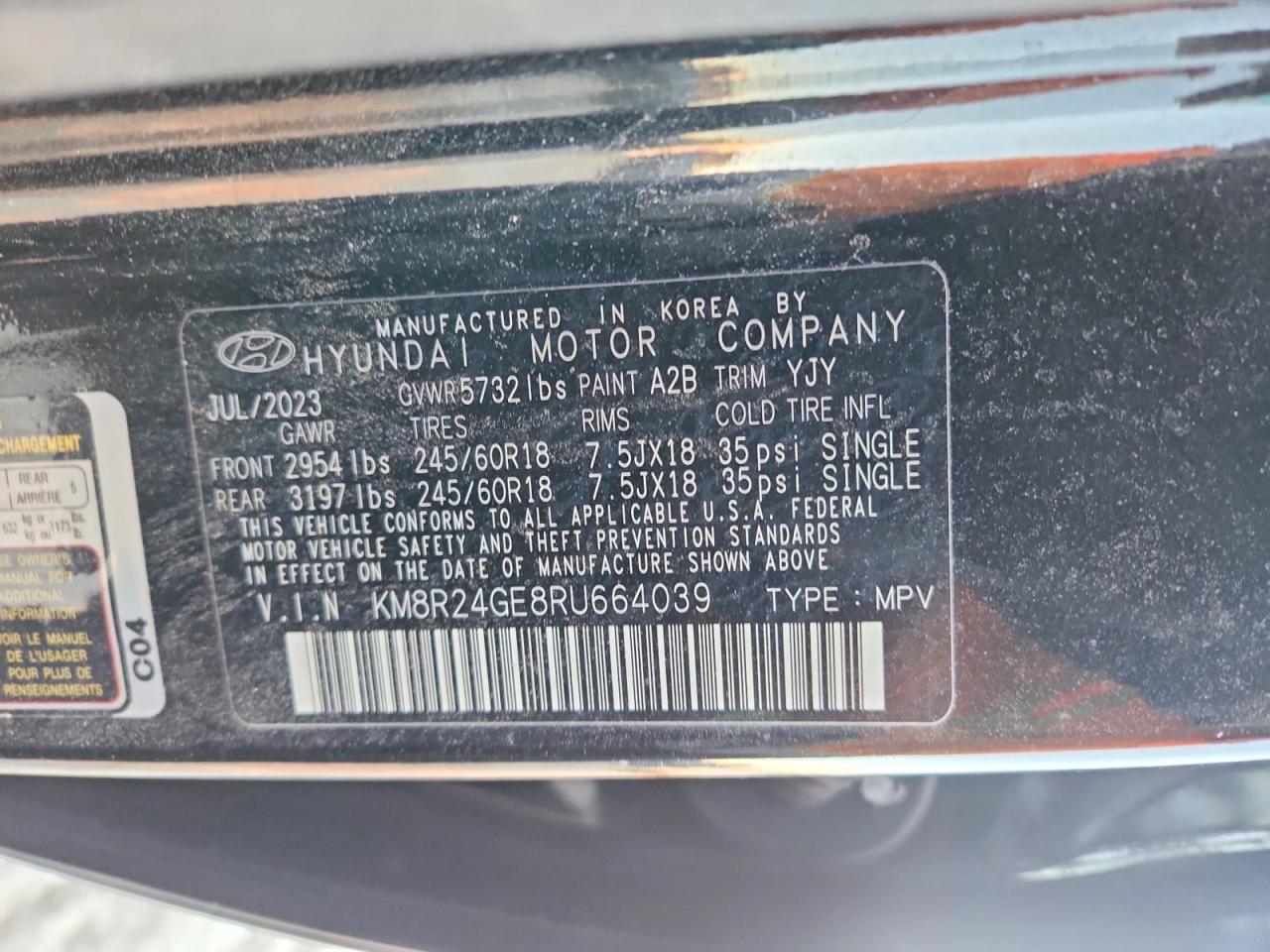 2024 HYUNDAI PALISADE SEL photo 13