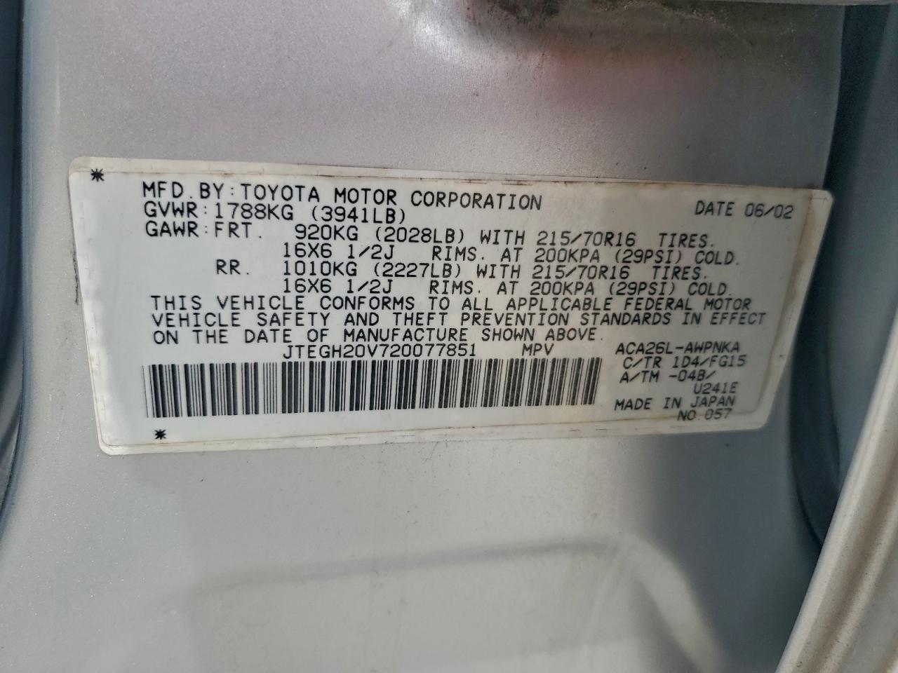 2002 TOYOTA RAV4 photo 34