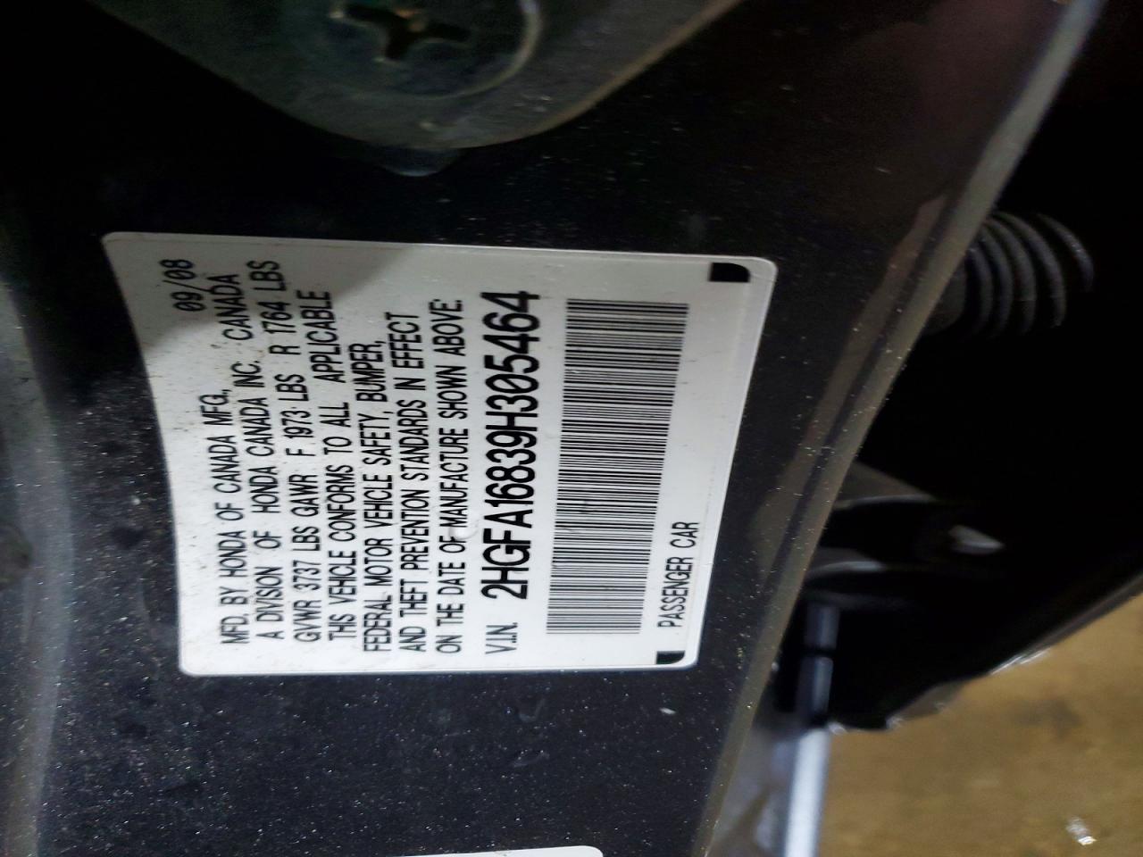 2009 HONDA CIVIC EX photo 12