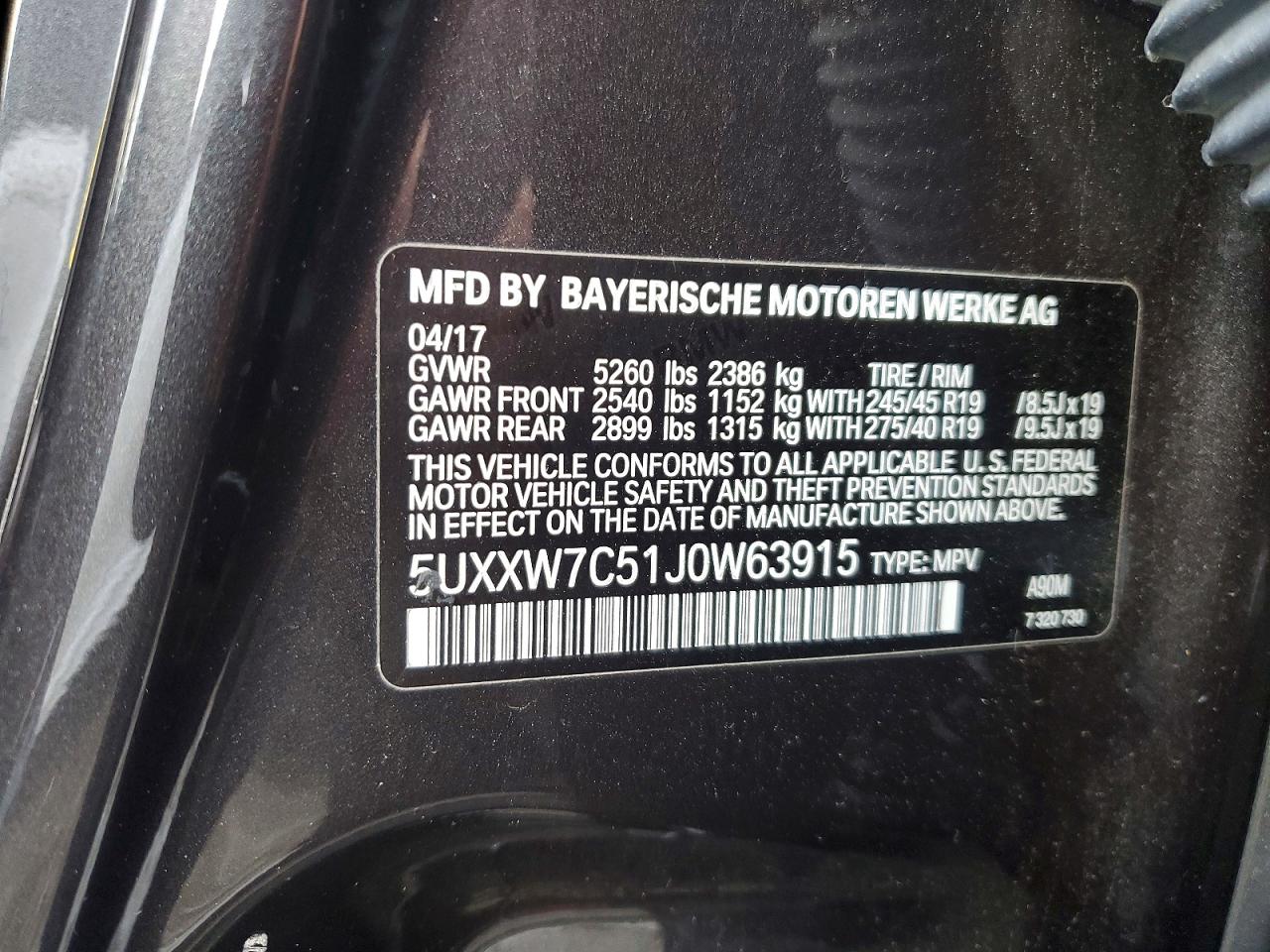 2018 BMW X4 XDRIVEM40I photo 14