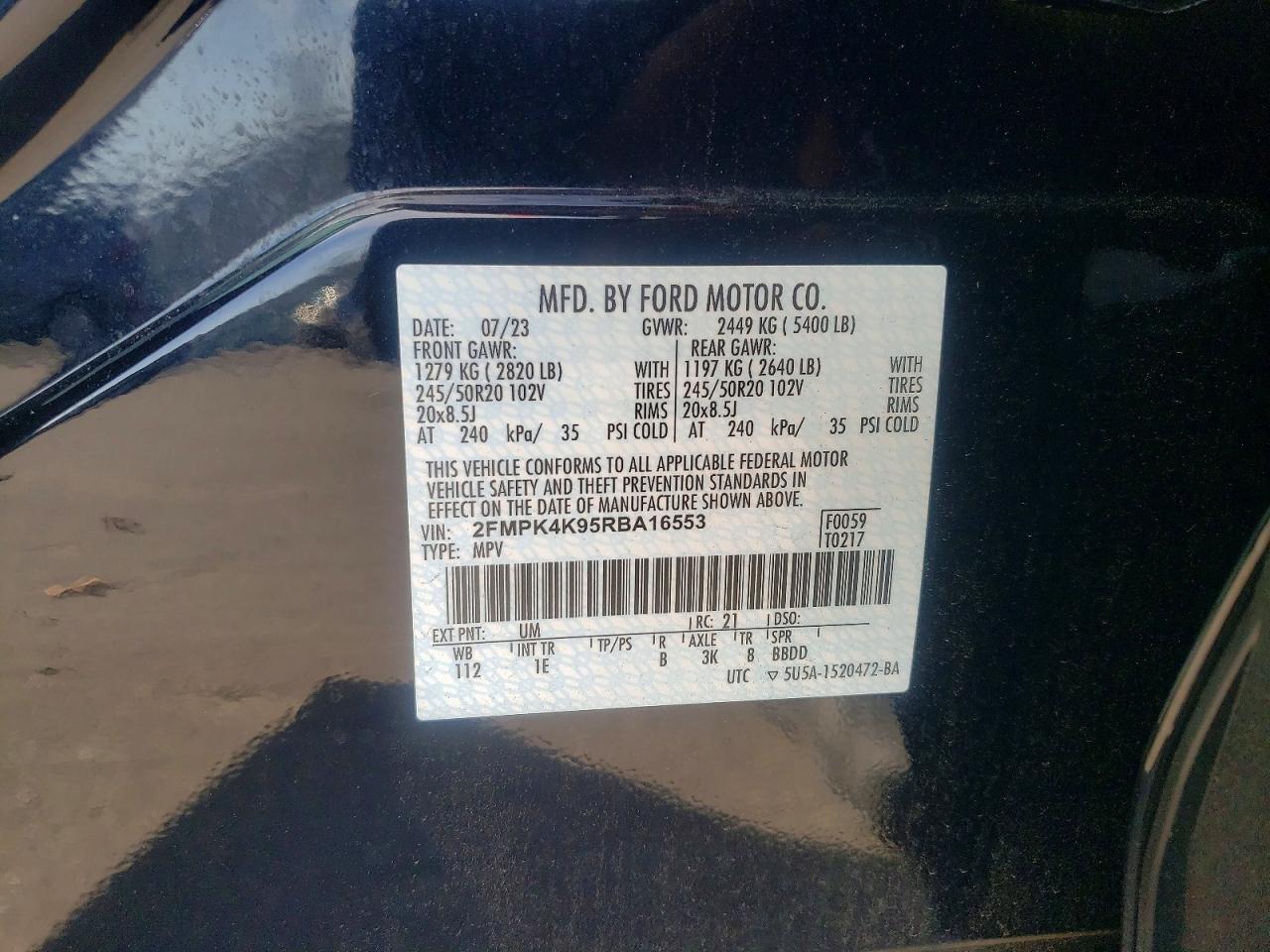 2024 FORD EDGE TITANIUM photo 13