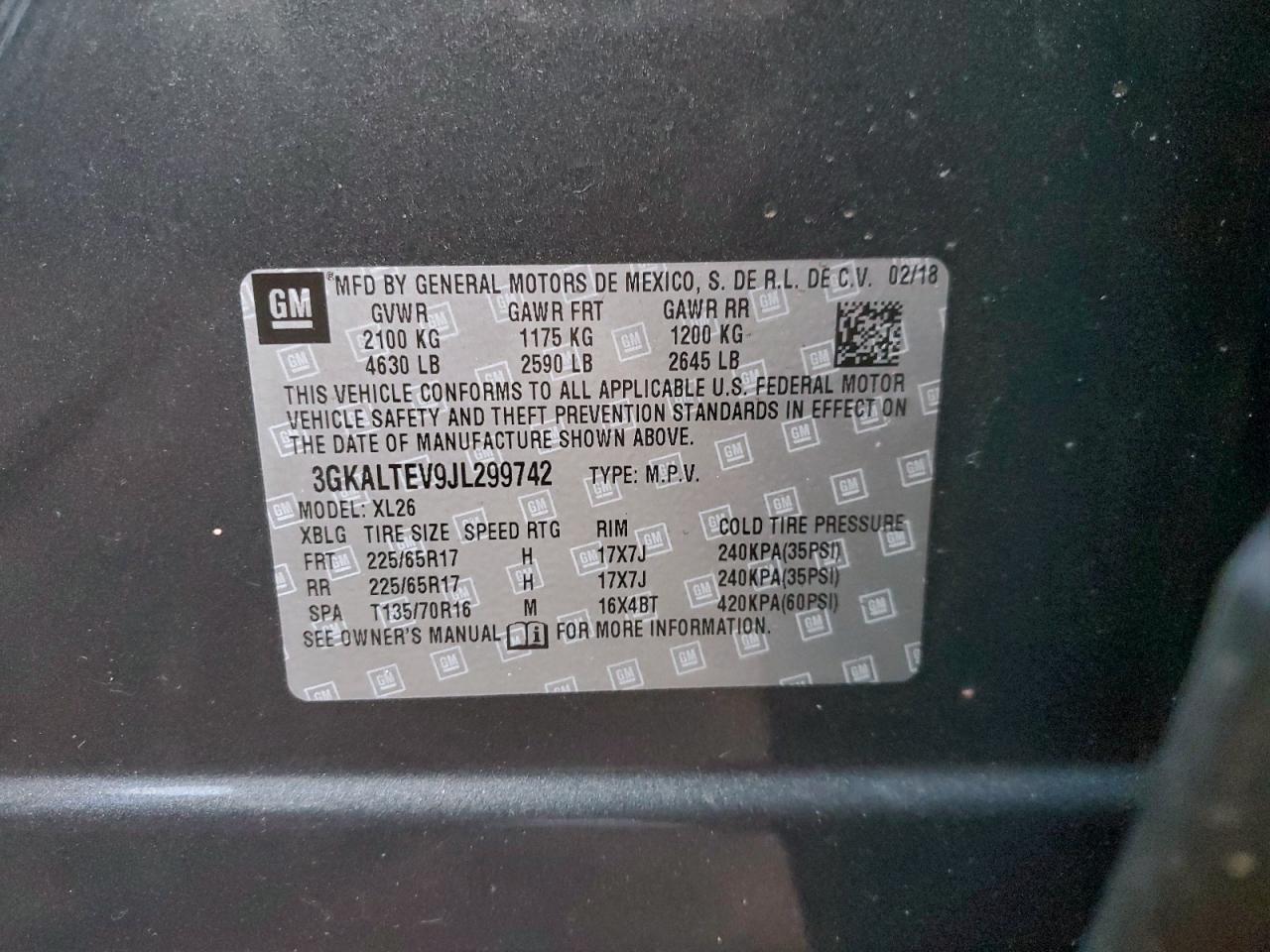 2018 GMC TERRAIN SLE photo 13