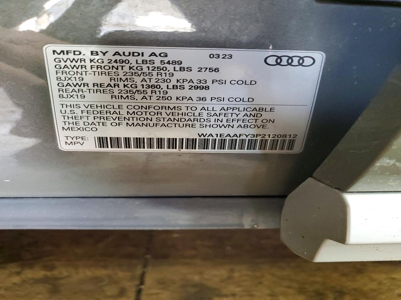 2023 AUDI Q5 PREMIUM PLUS 45 photo 12