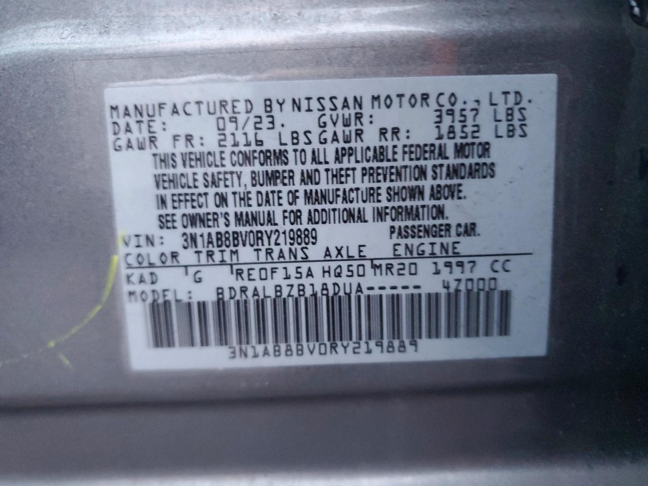 2024 NISSAN SENTRA S photo 34