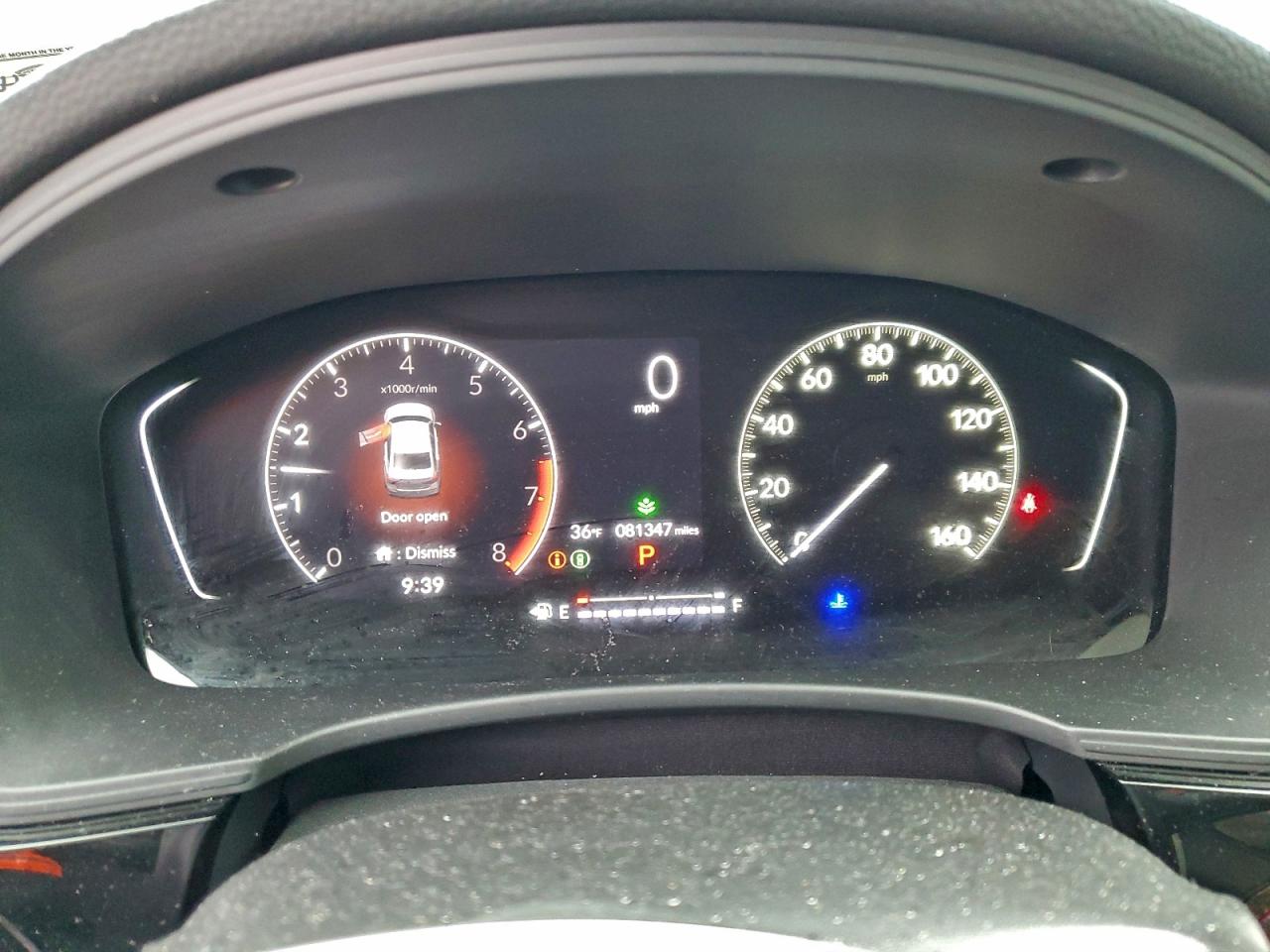 2022 HONDA CIVIC EX photo 9