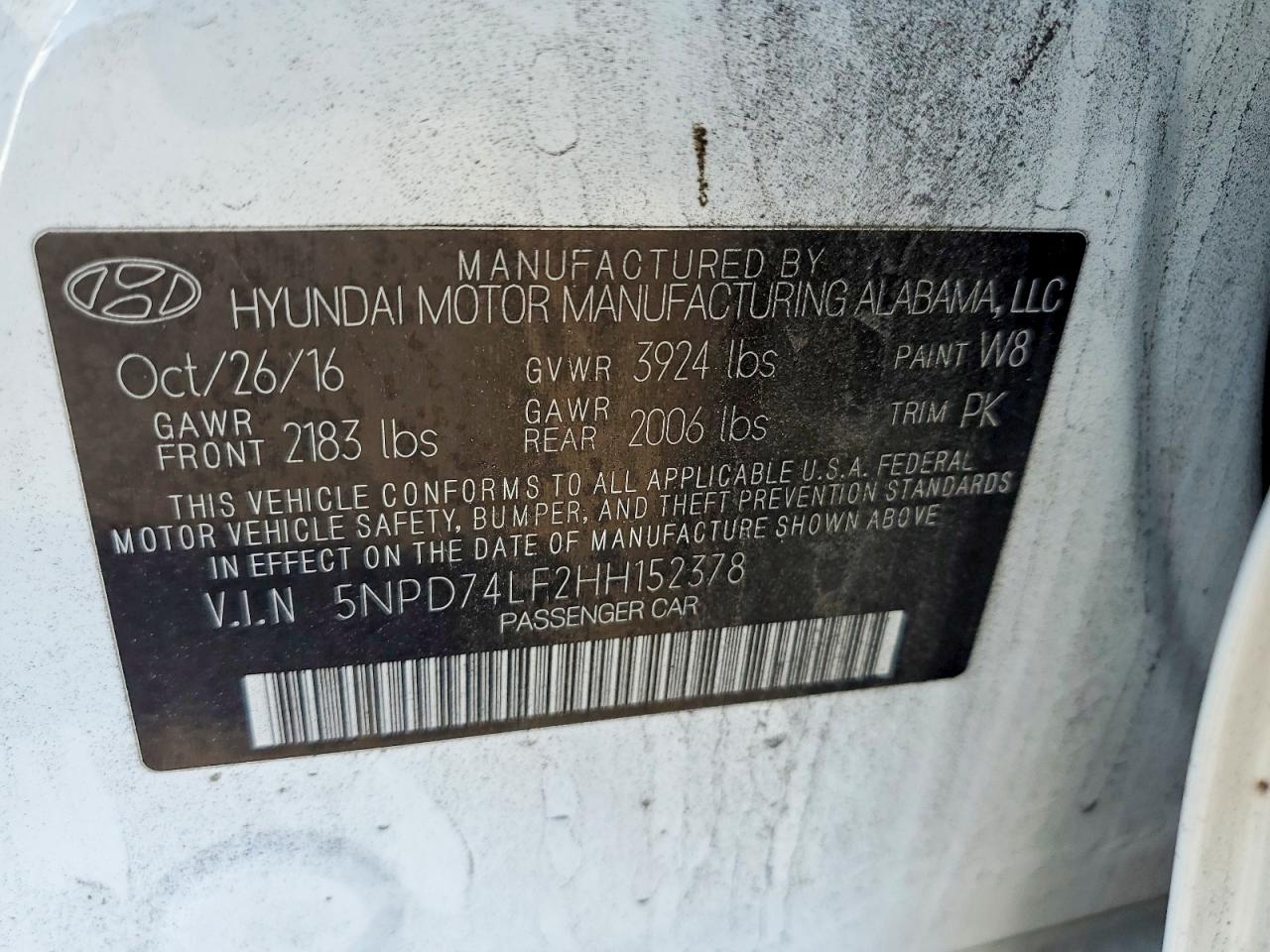 2017 HYUNDAI ELANTRA SE photo 12