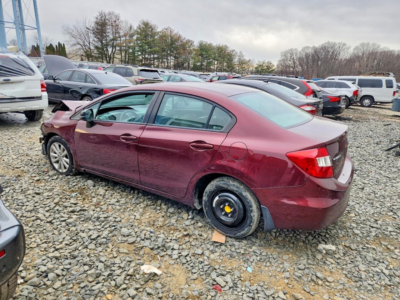 2012 HONDA CIVIC EXL photo 2