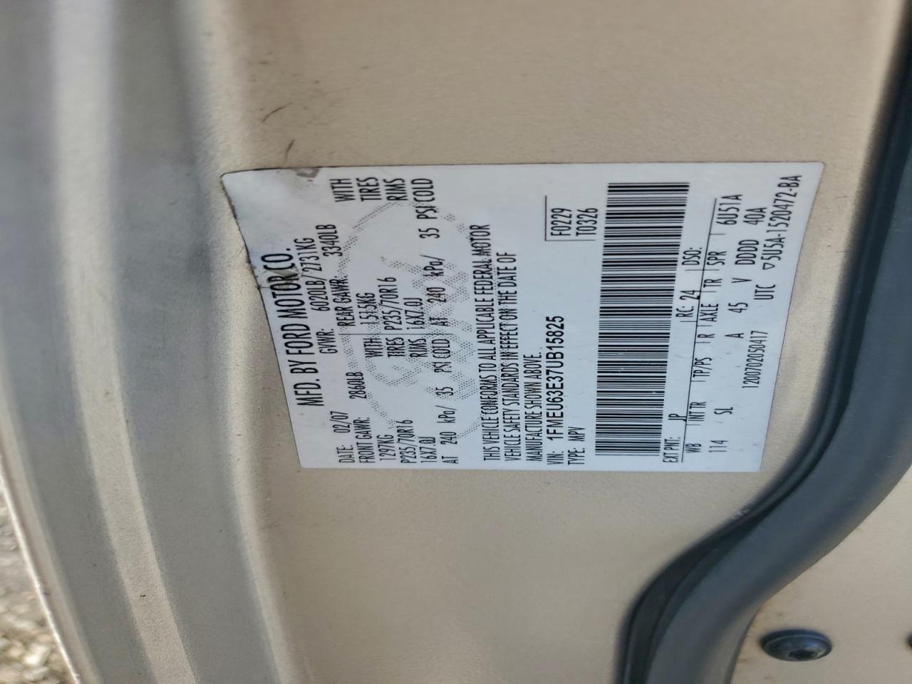 2007 FORD EXPLORER XLT photo 13