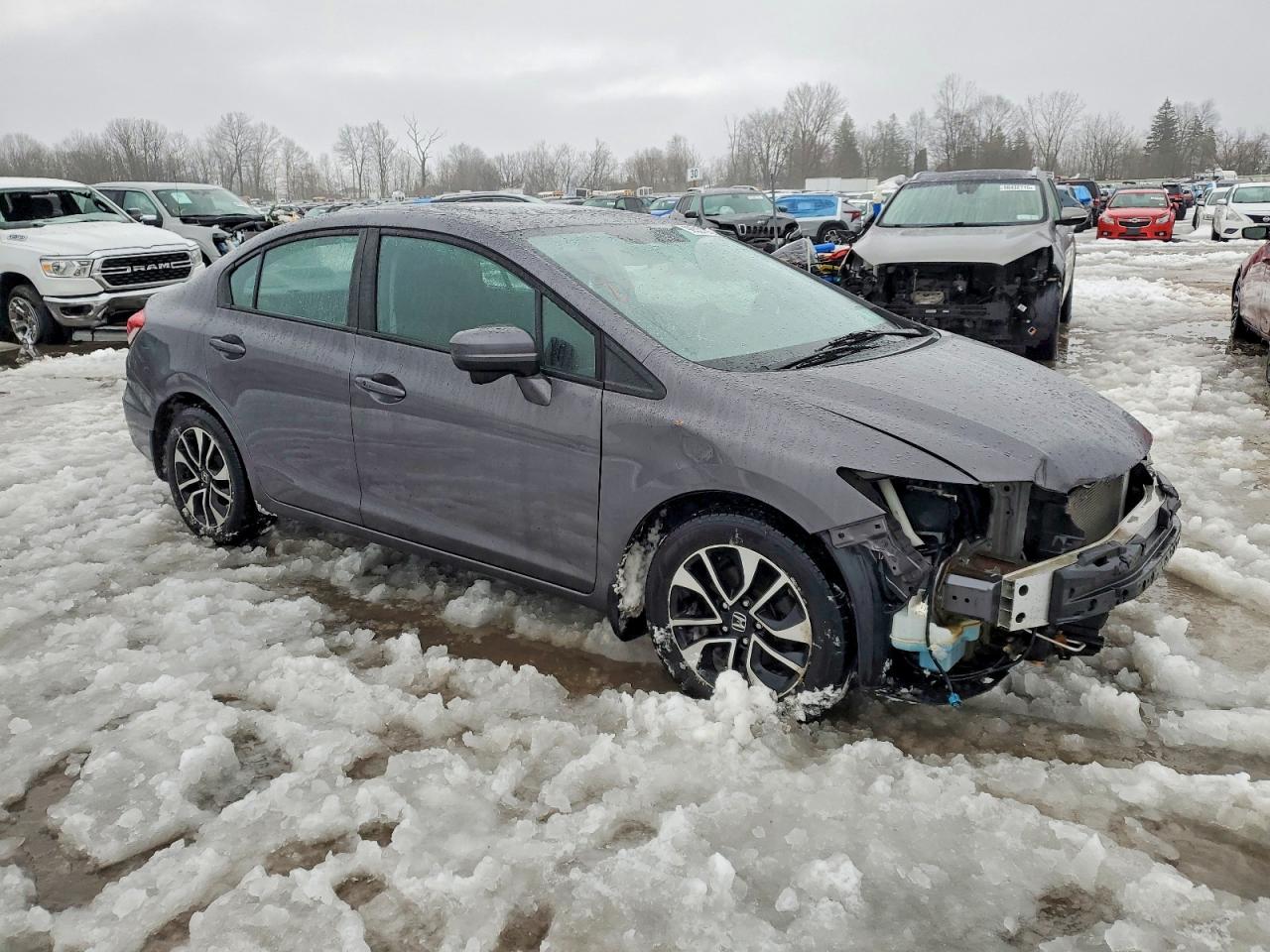 2015 HONDA CIVIC EX photo 4