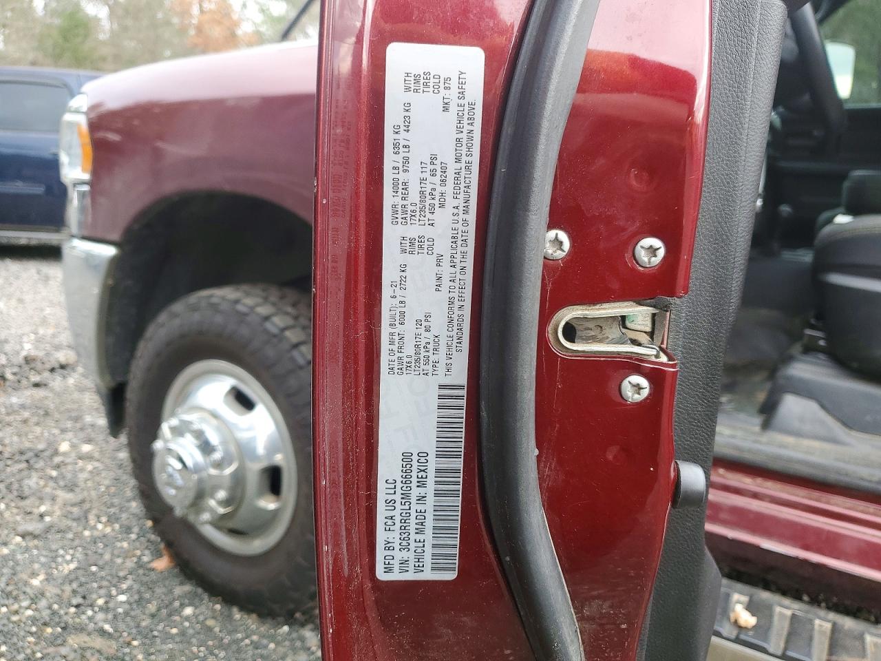 2021 RAM 3500 TRADESMAN photo 12