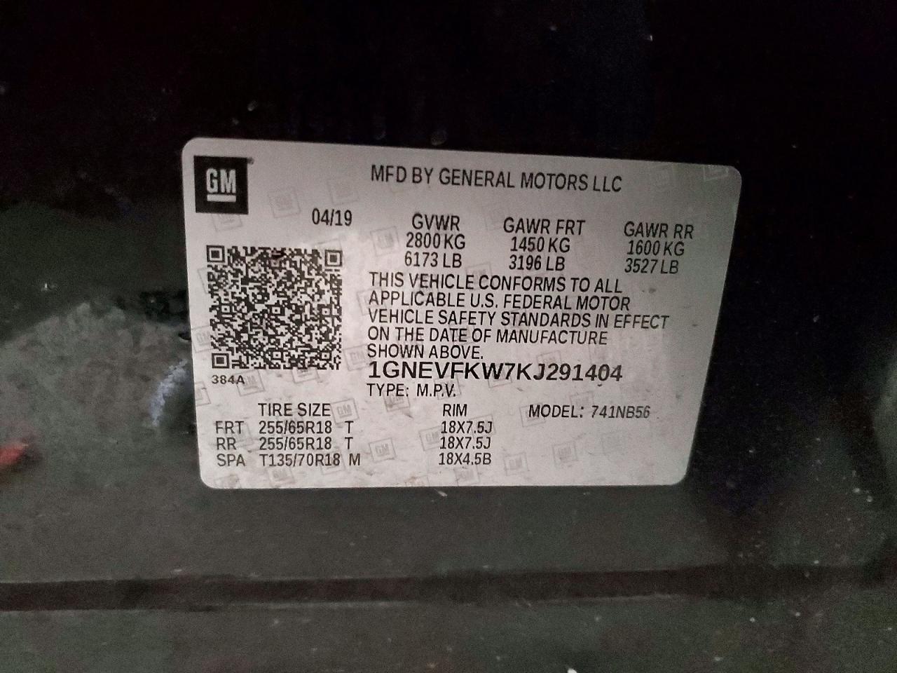 2019 CHEVROLET TRAVERSE LS photo 13
