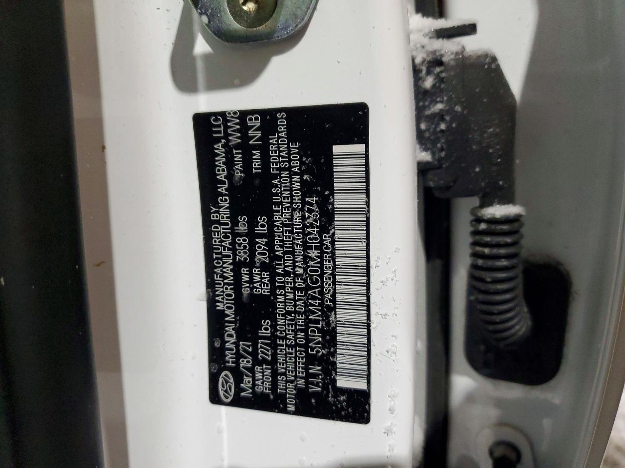 2021 HYUNDAI ELANTRA SEL photo 13