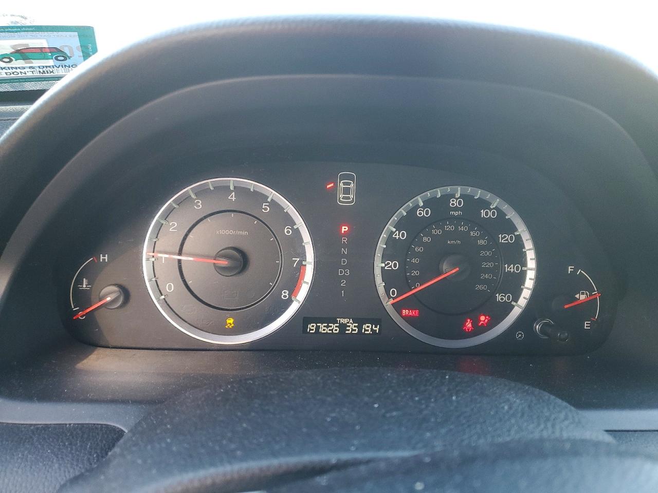 2012 HONDA ACCORD LX photo 9