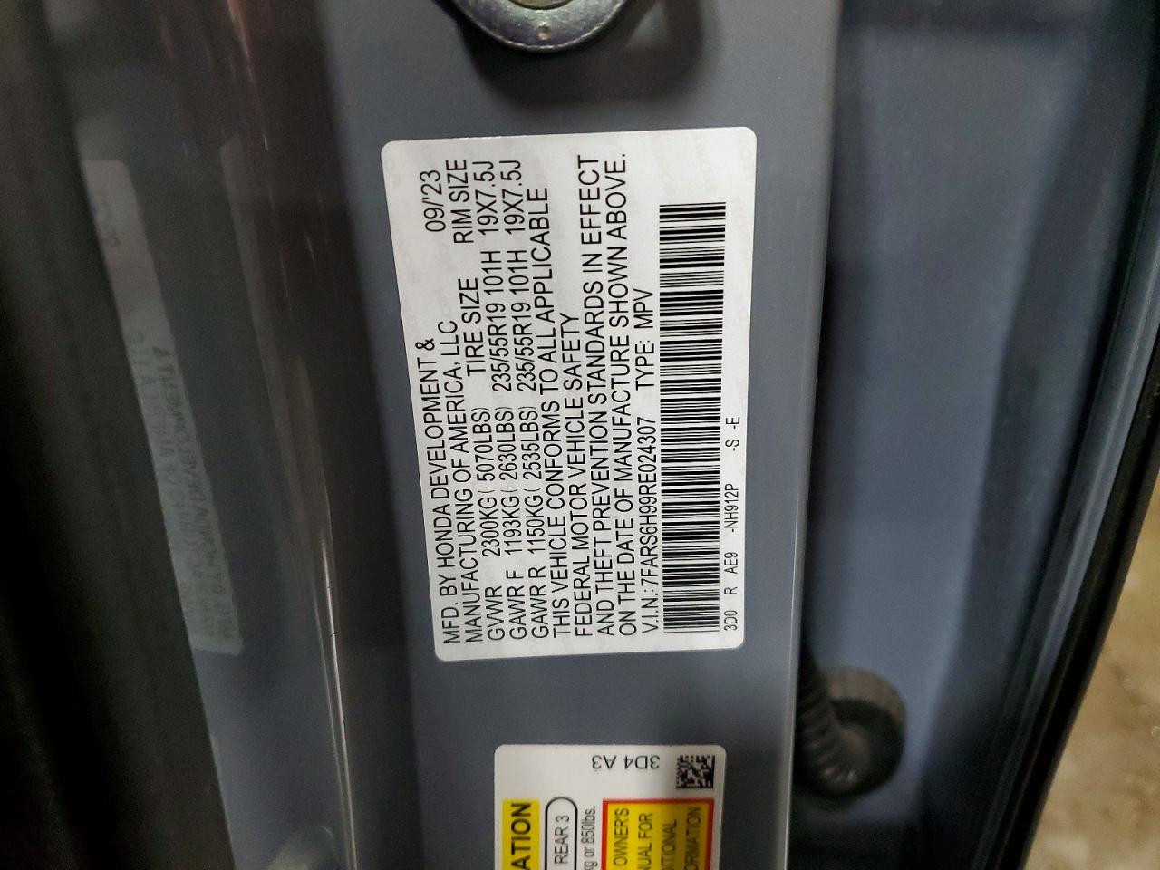 2024 HONDA CR-V SPORT TOURING photo 53