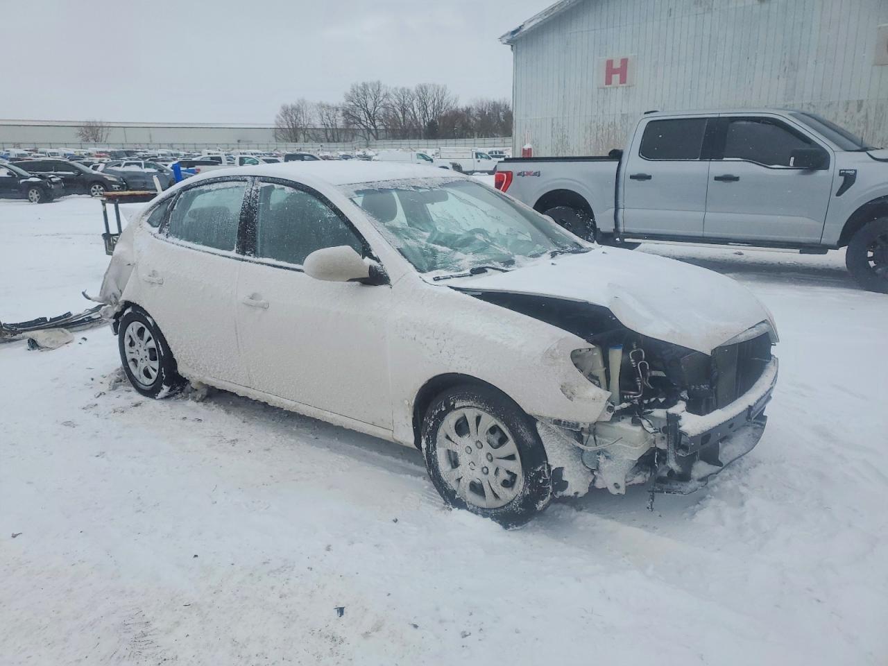 2010 HYUNDAI ELANTRA BLUE photo 4
